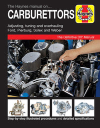 Haynes Manual on Carburettors Printed Book Front Cover