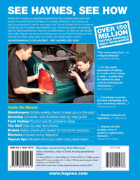 Toyota Corolla Petrol (July 1997-Feb 2002) Haynes Repair Manual Printed Book Back Cover
