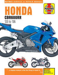 Honda CBR600RR (2003-2006) Haynes Repair Manual Printed Book Front Cover