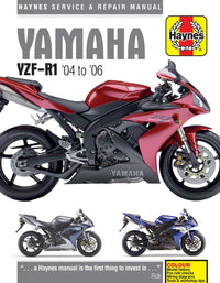 Yamaha YZF-R1 (2004-2006) Haynes Repair Manual Printed Book Front Cover