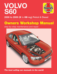 Volvo S60 Petrol & Diesel (2000-2009) Haynes Repair Manual Printed Book Front Cover