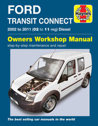 Ford Transit Connect Diesel (2002-2011) Haynes Repair Manual Printed Book Front Cover