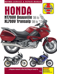 Honda NT700V Deauville & XL700V Transalp (2006-2013) Haynes Repair Manual Printed Book Front Cover