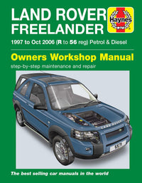 Land Rover Freelander (1997-Oct 2006) Haynes Repair Manual Printed Book Front Cover