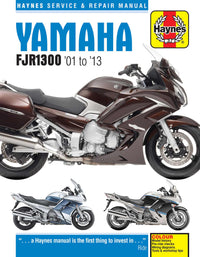 Yamaha FJR1300 (2001-2013) Haynes Repair Manual Printed Book Front Cover