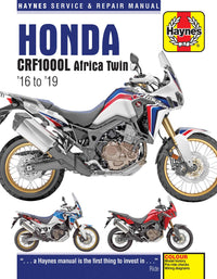 Honda CRF1000 Africa Twin (2016-2019) Haynes Repair Manual Printed Book Front Cover