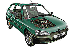 Fusebox and diagnostic socket locations Peugeot 106 1991 - 2004 | Haynes Manuals