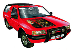 Opening the bonnet Vauxhall Frontera 1991 - 1998 | Haynes Manuals