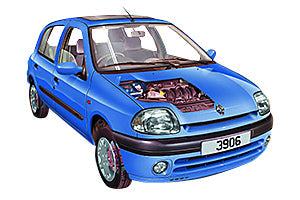 Opening the bonnet Renault Clio 1998 - 2001 | Haynes Manuals