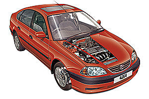 Fusebox and diagnostic socket locations Toyota Avensis 1998 - 2003 | Haynes Manuals