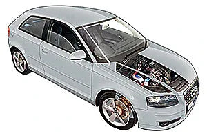 Fusebox and diagnostic socket locations Audi A3 2003 - 2008 | Haynes Manuals