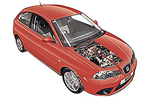 Fusebox and diagnostic socket locations Seat Ibiza 2002 - 2008 | Haynes Manuals