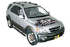 Opening the bonnet Kia Sorento 2011 - 2013 | Haynes Manuals