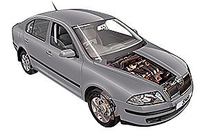 Fusebox and diagnostic socket locations Skoda Octavia 2004 - 2012 | Haynes Manuals