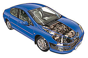 Opening the bonnet Peugeot 407 2004 - 2011 | Haynes Manuals