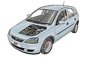Opening the bonnet Vauxhall Corsa 2000 - 2003 | Haynes Manuals
