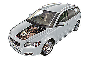 Opening the bonnet Volvo S40 2007 - 2013 | Haynes Manuals