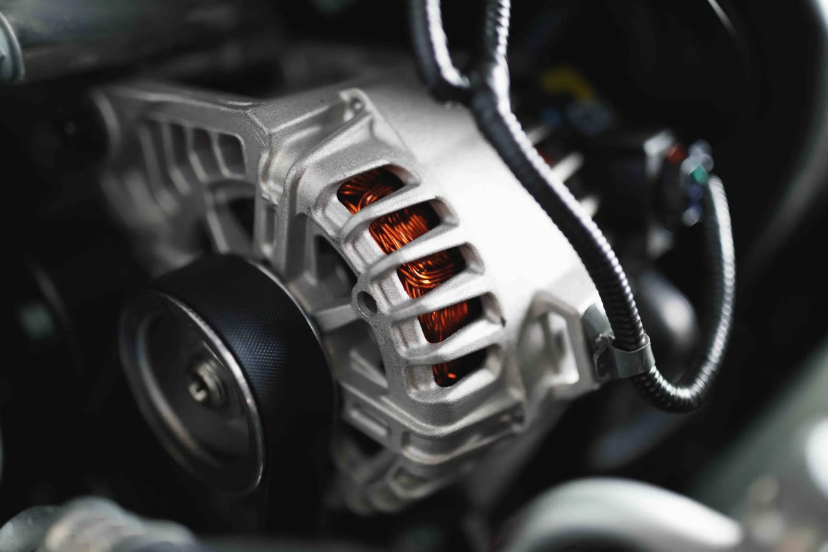 A car alternator