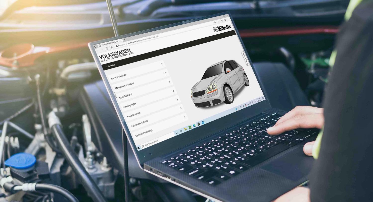Haynes Autofix laptop