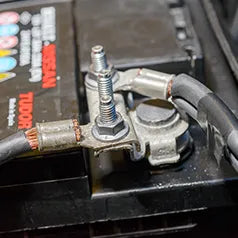 Car battery removal & replacement