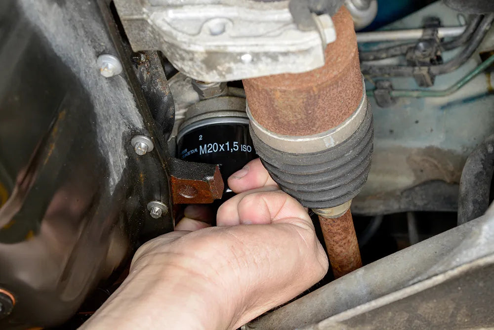 oil filter change