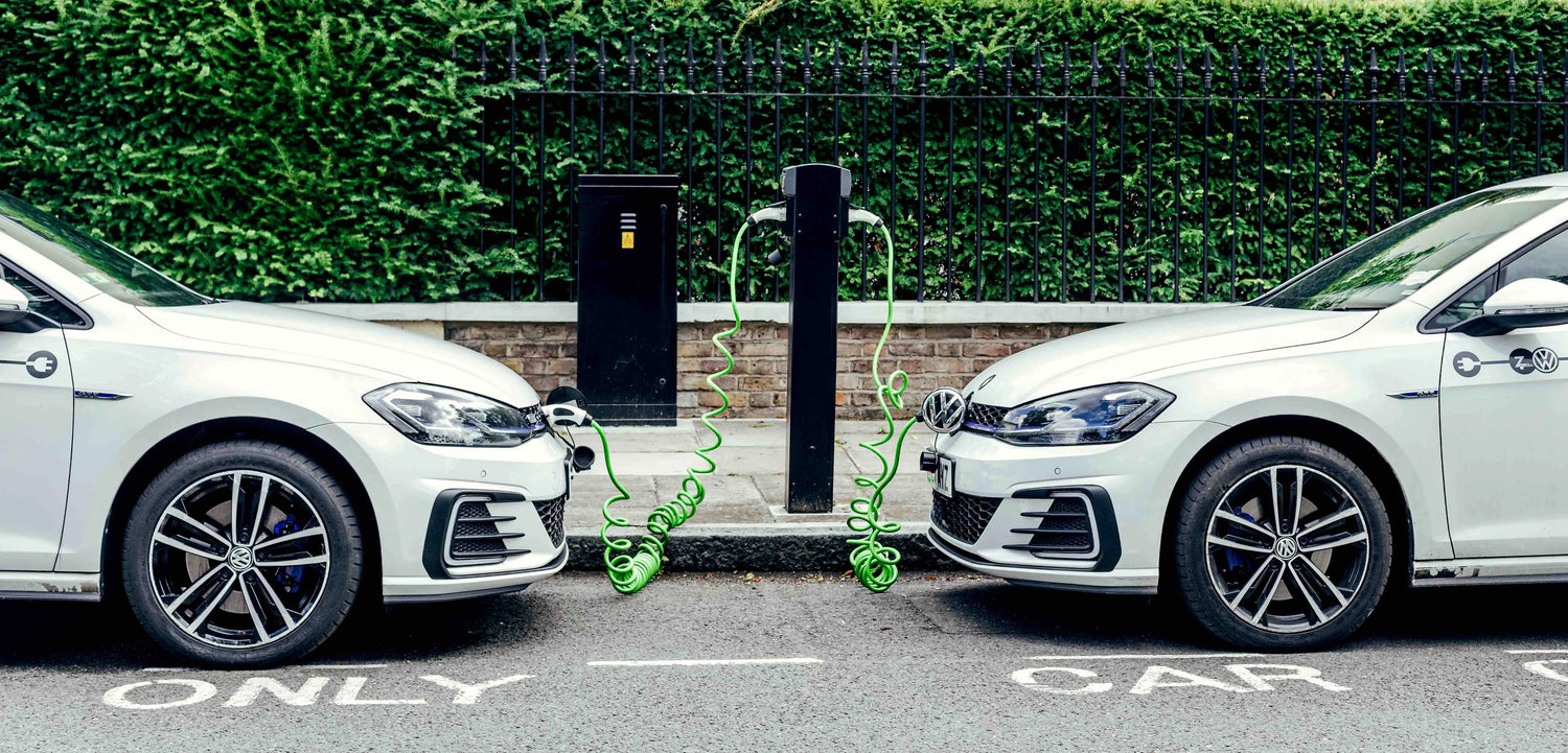 Electric cars charging