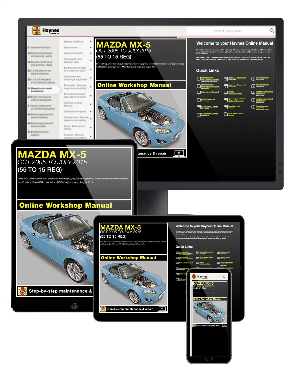 Mazda MX-5 service guide videos