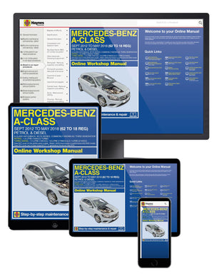 Mercedes A-Class service guide videos