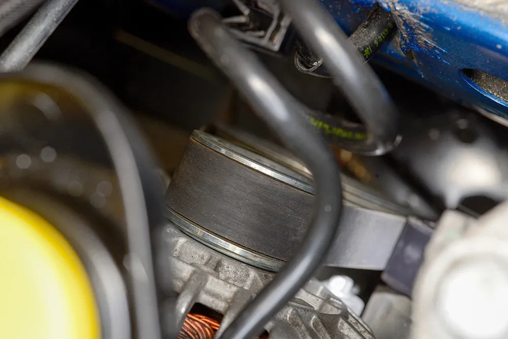 Auxiliary belt replacement