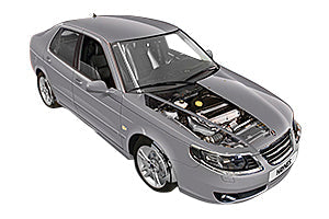Opening the bonnet Saab 9-5 2005 - 2010 | Haynes Manuals