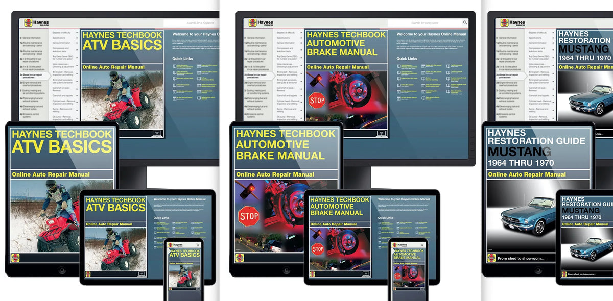 Haynes online manual techbooks