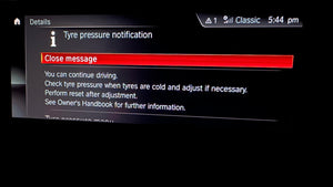 TPMS warnings and how to reset them