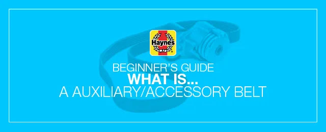 What does a car’s auxiliary belt do?