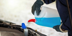 adding windscreen wash fluid winter