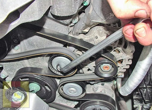 Auxiliary belt – checking and changing