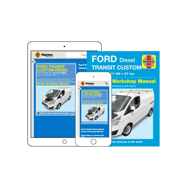 Ford Transit Custom (2013 to 2017) manual now on sale!