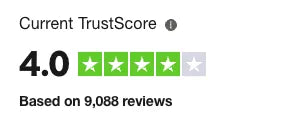 Trustpilot screenshot