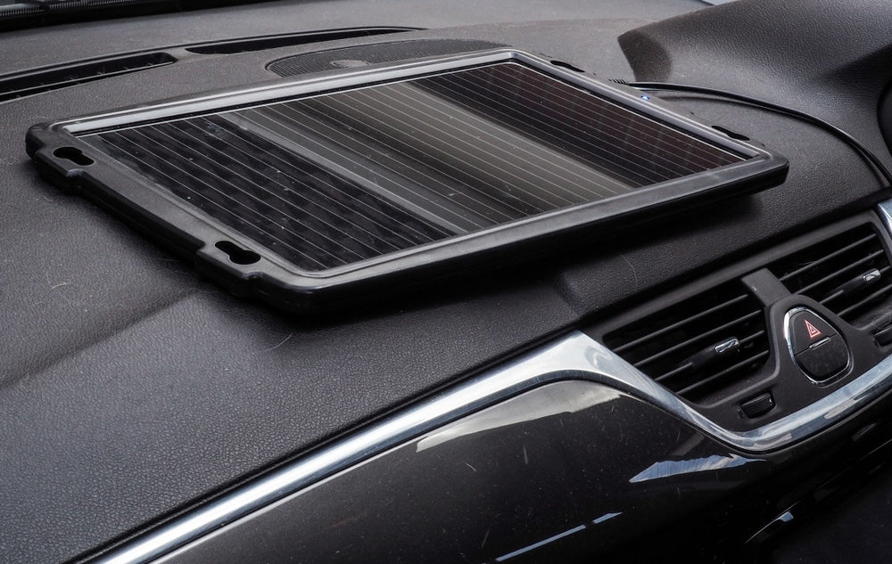 Use a solar panel to keep your car battery charged