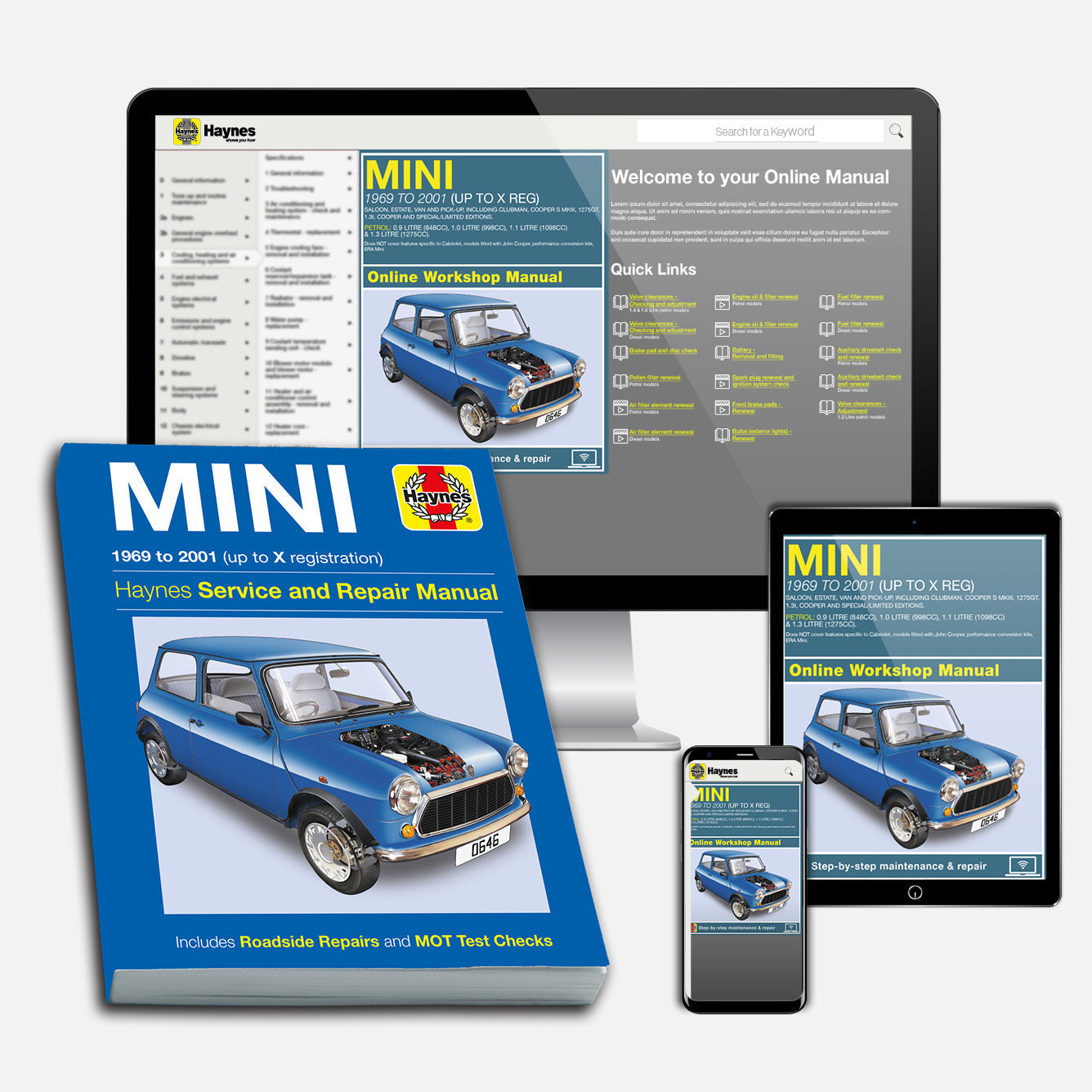 Mini (1969-2001) Haynes Repair Manual Bundle