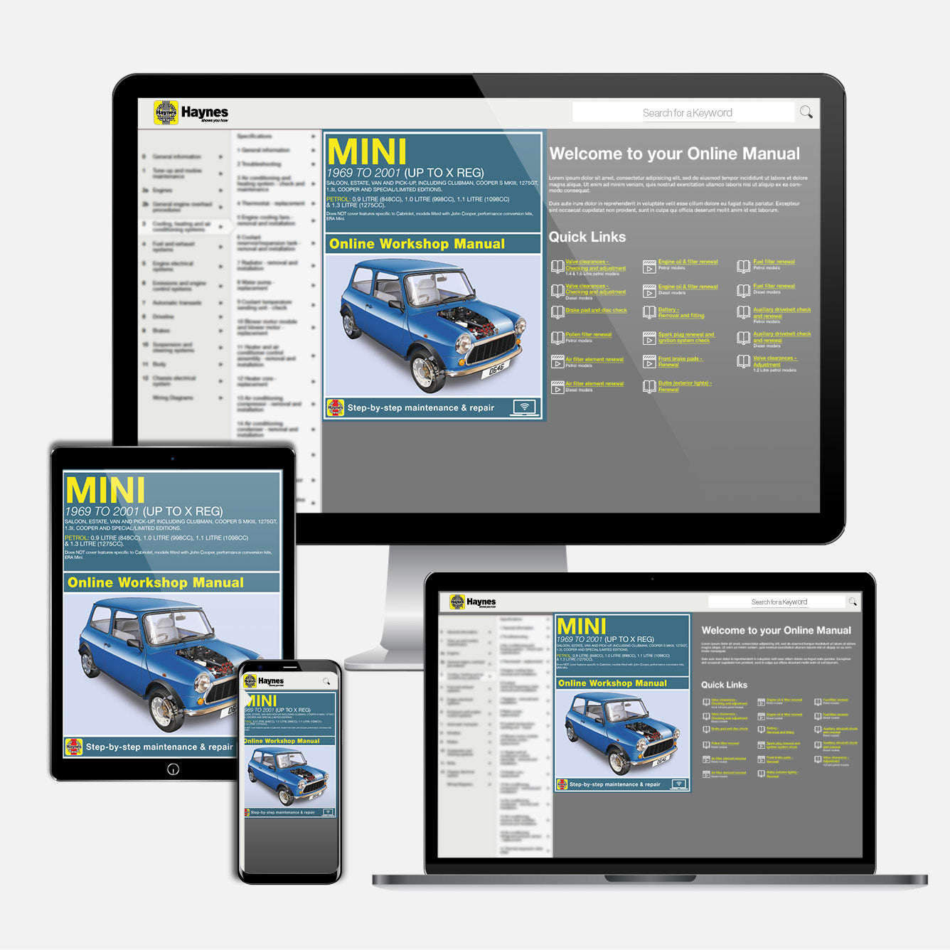 Mini (1969-2001) Haynes Repair Manual – Haynes Manuals United Kingdom