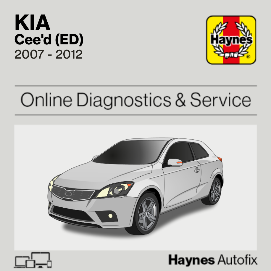 Kia Cee'd (ED) 2007 to 2012 Haynes Online Diagnostics & Service Guide