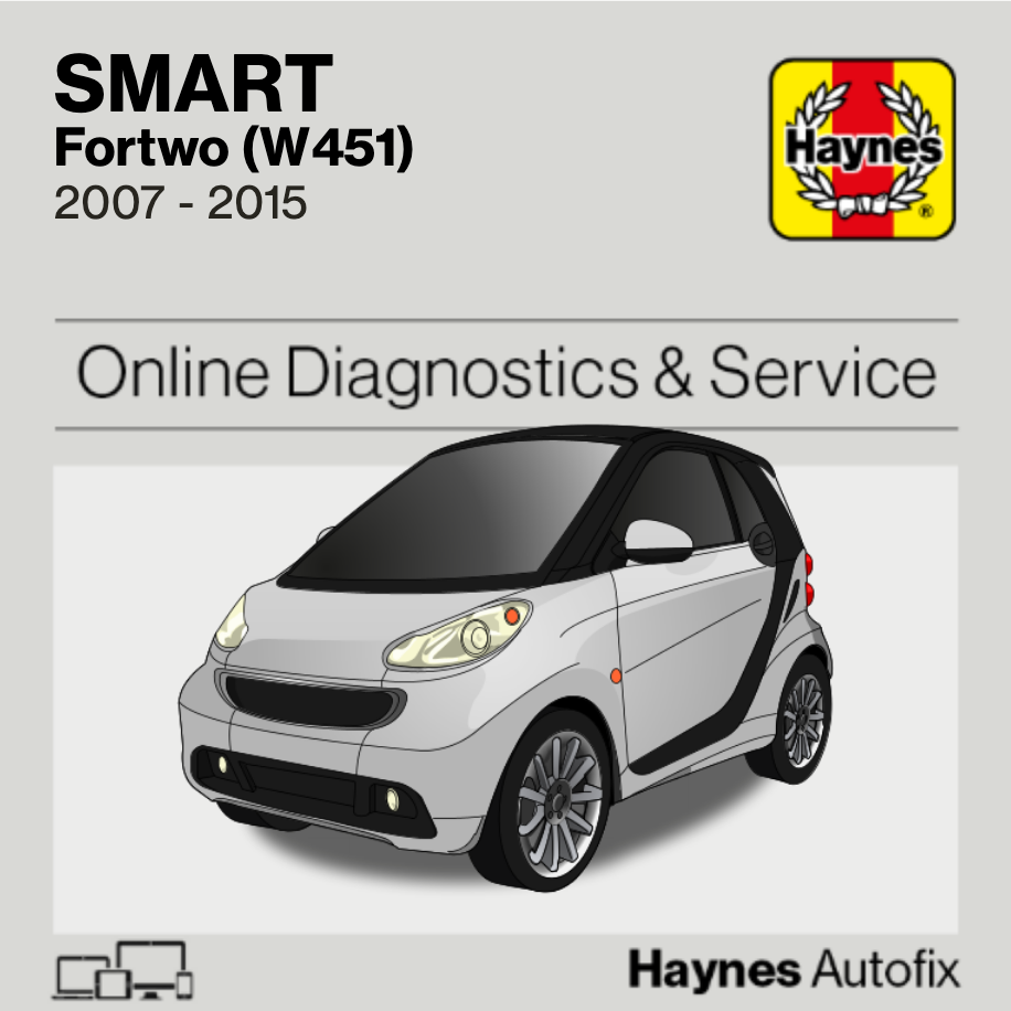 Smart Fortwo (W451) 2007 to 2015 Haynes Online Diagnostics & Service Guide