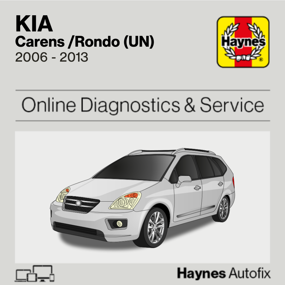 Kia Carens /Rondo (UN) 2006 to 2013 Haynes Online Diagnostics & Service Guide