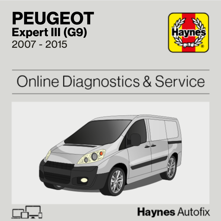 Peugeot Expert III (G9) 2007 to 2015 Haynes Online Diagnostics & Service Guide