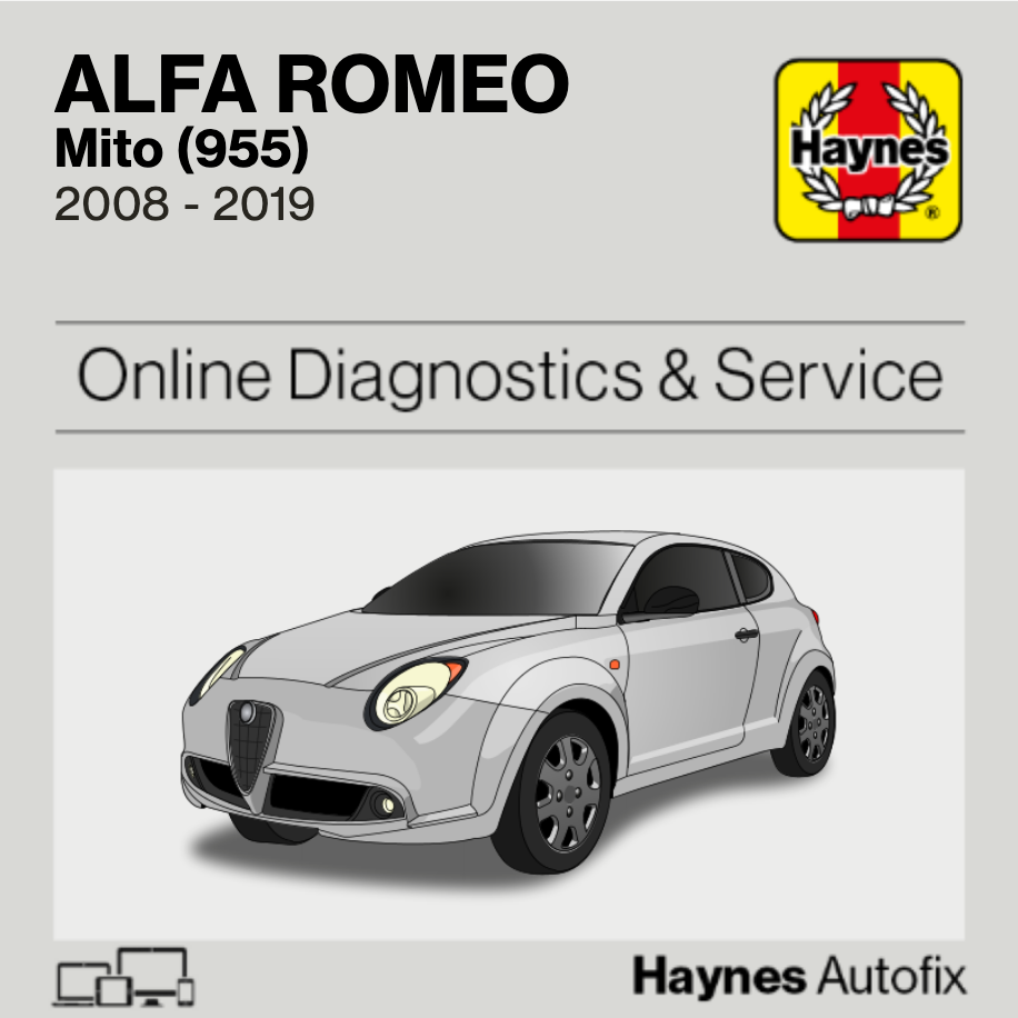 Alfa Romeo Mito (955) 2008 to 2019 Haynes Online Diagnostics & Service Guide