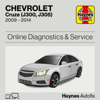 Chevrolet Cruze (J300, J305) 2009 to 2014 Haynes Online Diagnostics & Service Guide