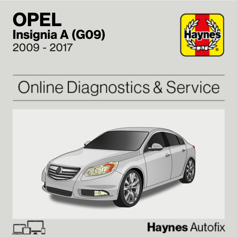 Opel Insignia A (G09) 2009 to 2017 Haynes Online Diagnostics & Service Guide