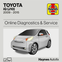 Toyota iQ (J10) 2009 to 2015 Haynes Online Diagnostics & Service Guide