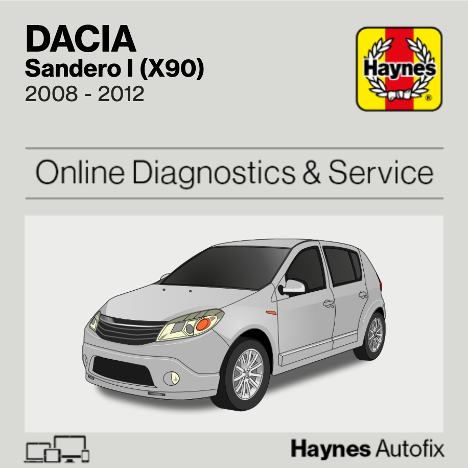 Dacia Sandero I (X90) 2008 to 2012 Haynes Online Diagnostics & Service Guide