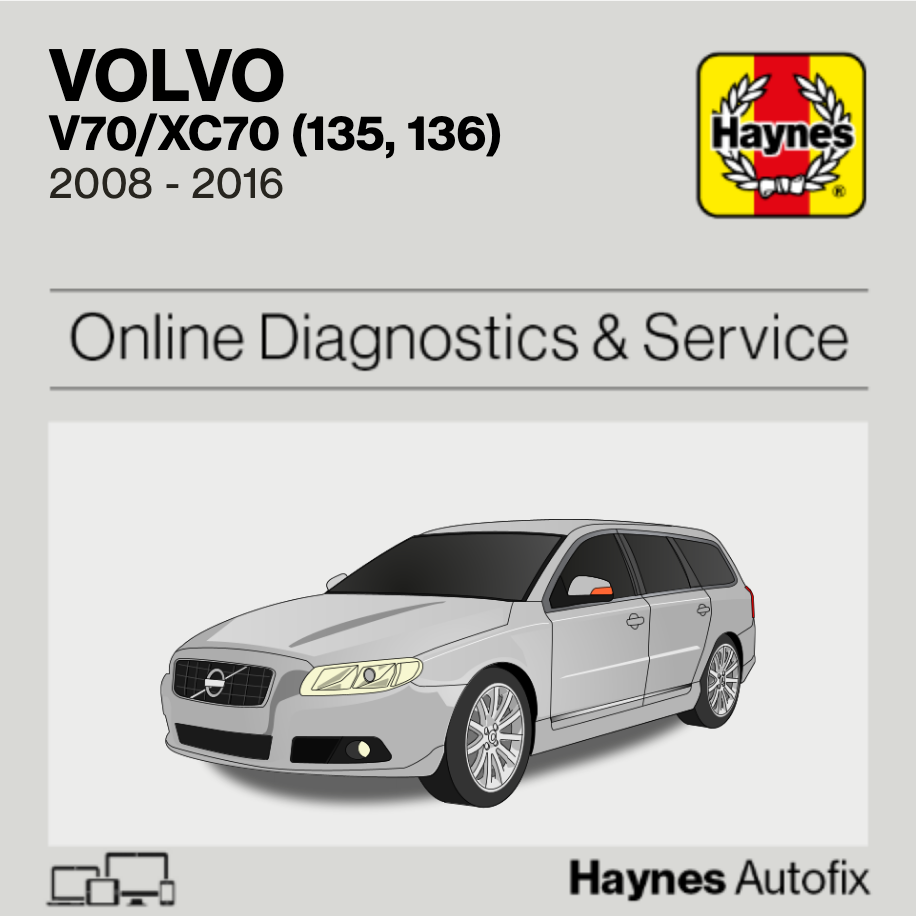 Volvo V70/XC70 (135, 136) 2008 to 2016 Haynes Online Diagnostics & Service Guide